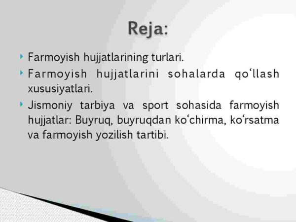 Sohaviy farmoyish hujjatlarining xususiyatlari - Image 2