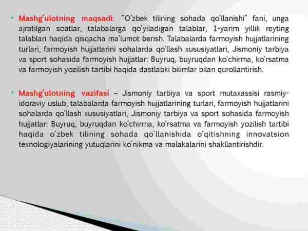 Sohaviy farmoyish hujjatlarining xususiyatlari - Image 3