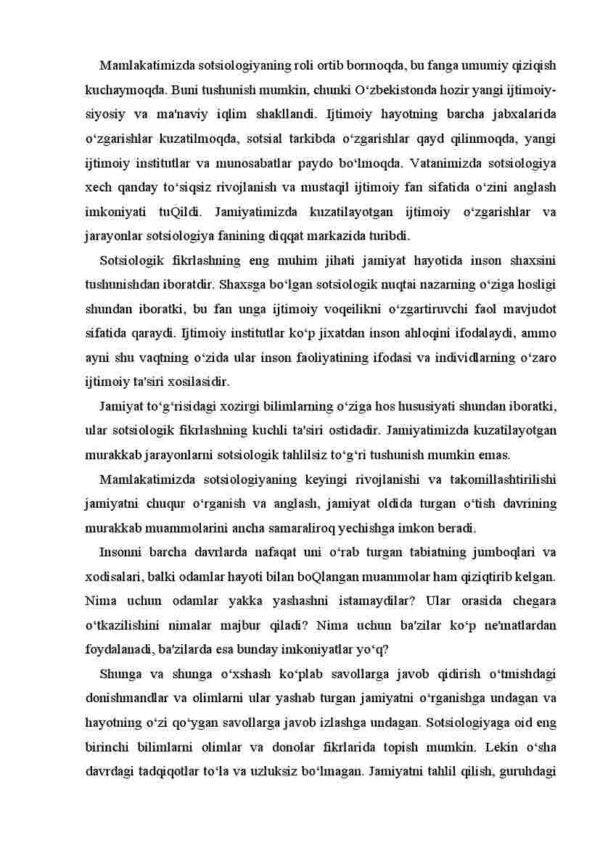 Sotsiologiya fanining nazariy asoslari - Image 3