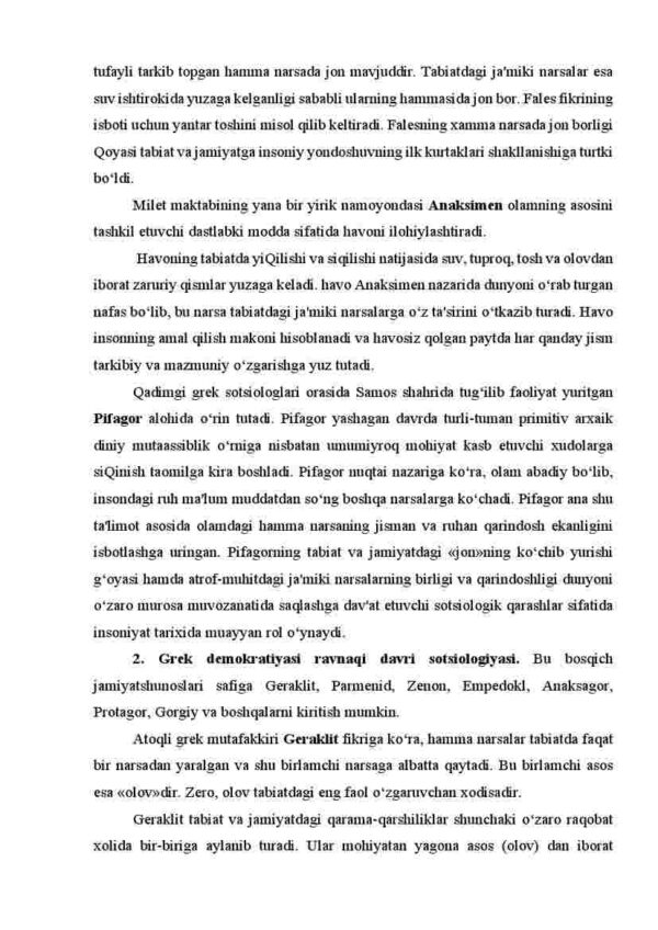 Sotsiologiya fanining yuzaga kelishi va taraqqiy etishi - Image 3
