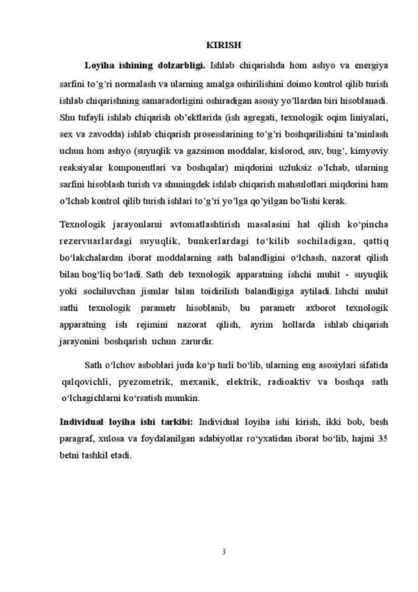 Suv sathi sensori yordamida suv sathini aniqlovchi loyiha ishlab chiqish - Image 3