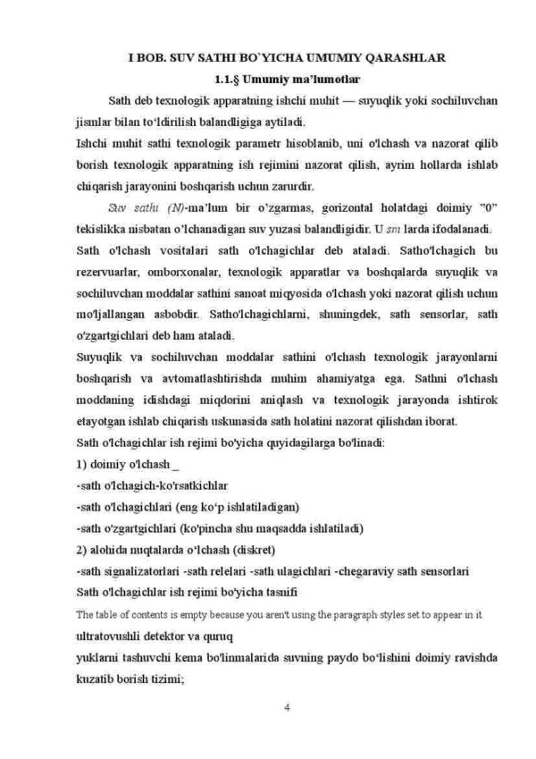 Suv sathi sensori yordamida suv sathini aniqlovchi loyiha ishlab chiqish - Image 4