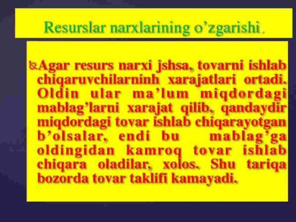 Taklifga ta'sir qiluvchi boshqa omillar - Image 3