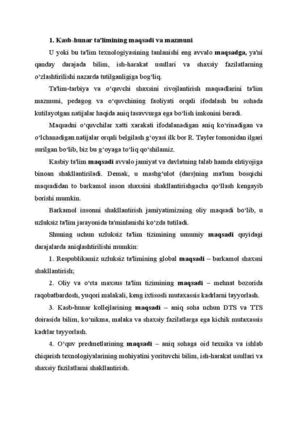 Ta'lim mazmunini mustahkamlash uchun didaktik ma'lumotlar - Image 2