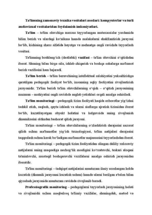 Ta'lim metodlari mavzusini o'rganish didaktik materiallar - Image 2