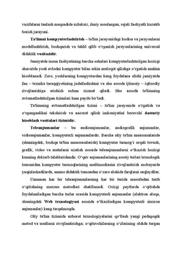 Ta'lim metodlari mavzusini o'rganish didaktik materiallar - Image 3