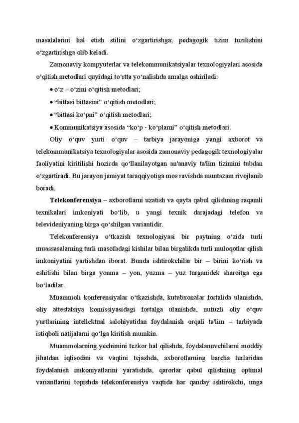 Ta'lim metodlari mavzusini o'rganish didaktik materiallar - Image 4