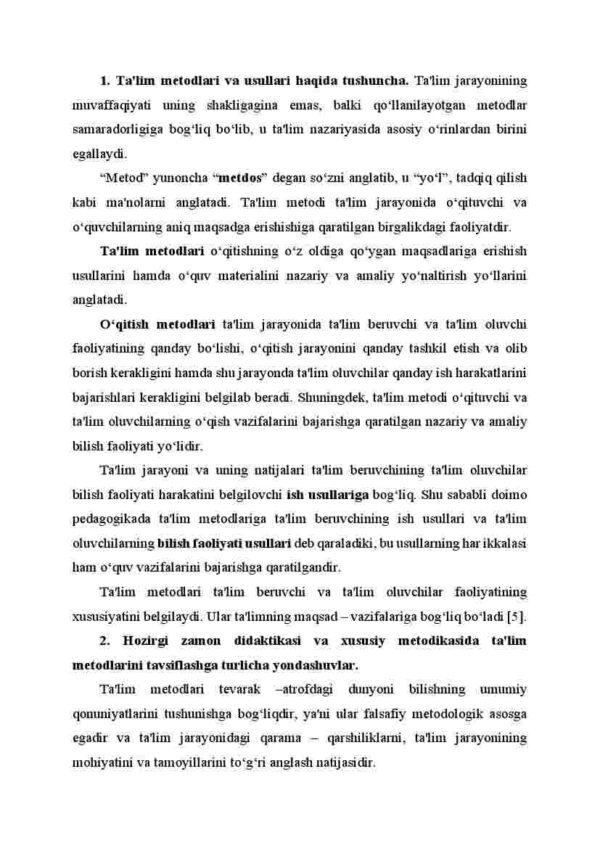 Ta'lim metodlari va vositalari - Image 2