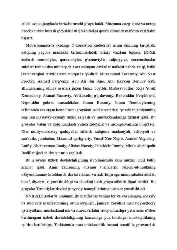 Tarixiy taraqqiyot: g'oyaviy va mafkuraviy jarayonlar - Image 4