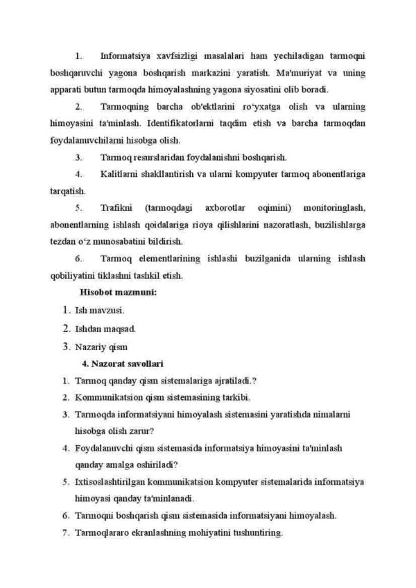 Laboratoriya ishi: Tarmoqdagi dasturiy muhit xavfsizligini yaratish - Image 4