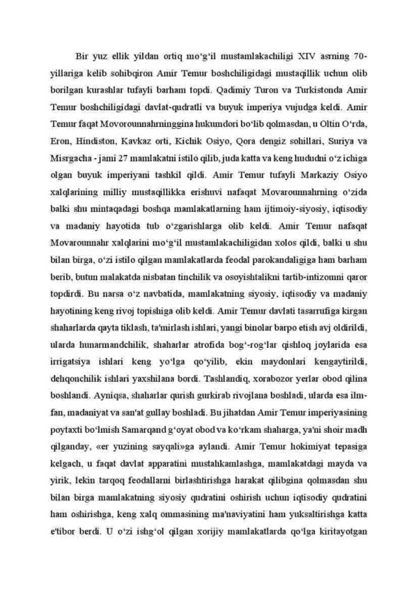 Temur va Temuriylar davri falsafasi - Image 2