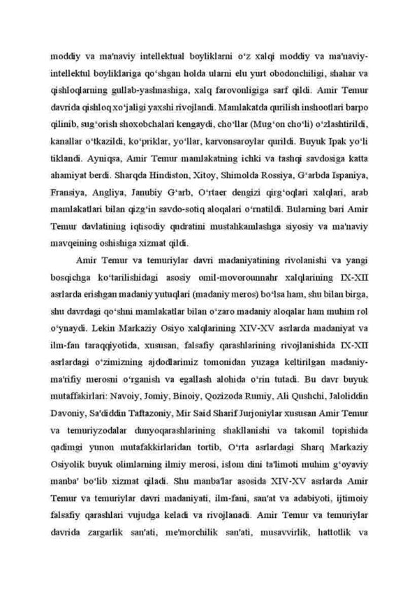 Temur va Temuriylar davri falsafasi - Image 3