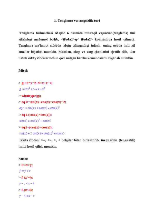 Tenglama va tengsizliklarni yechish komandasi - Image 2