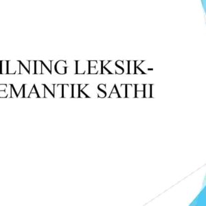 Tilning leksik-semantik sathi
