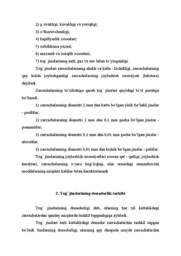 Tog' jinslarining xossalari - Image 4