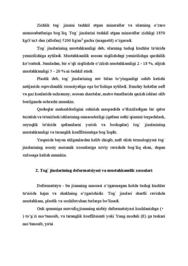 Tog' jinslarining mexanik xossalari - Image 3