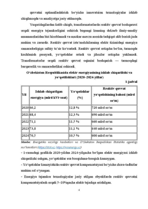 Transformatorlarni reaktiv quvvat boshqaruvi orqali energiya tejamkorligini oshirish - Image 4