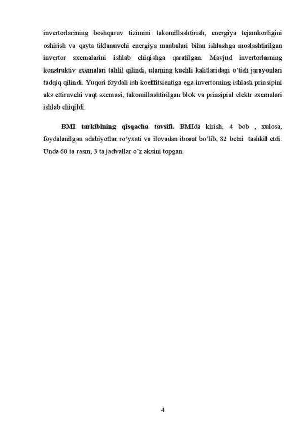 Uch fazali kuchlanish invetorlari boshqarish tizinini tadqiq qilish - Image 4