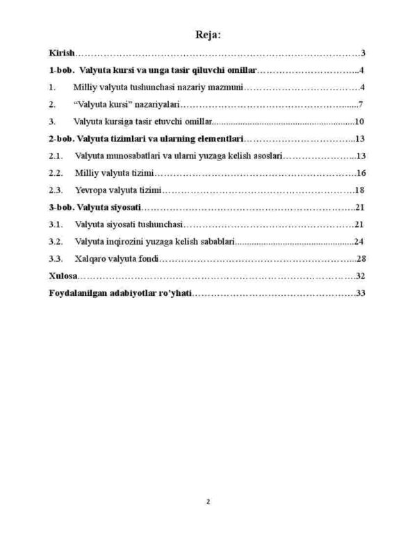 Valyuta munosabatlari va to'lov balansi - Image 2