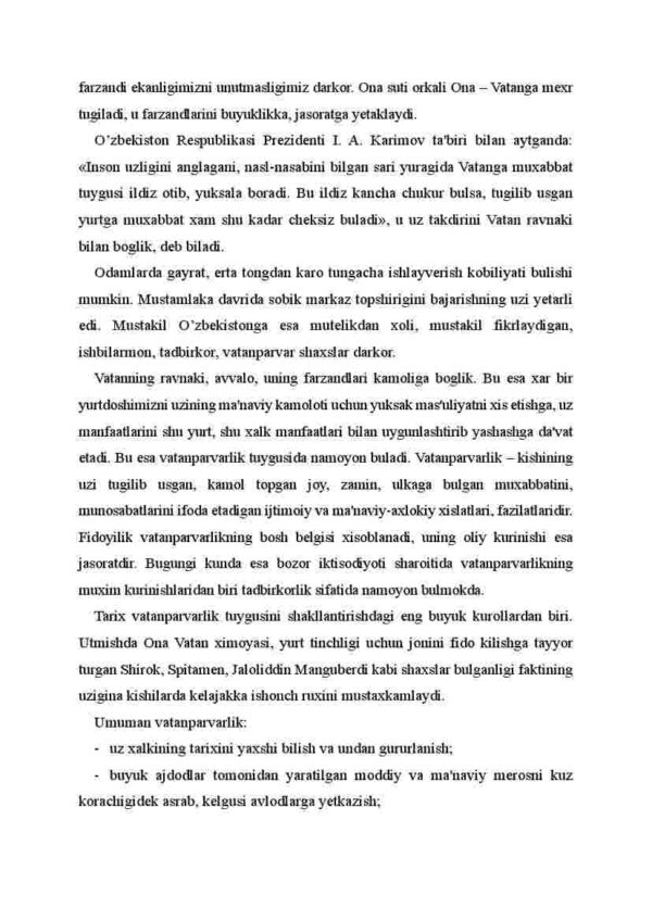 Vatan ravnaqi va yurt tinchligi - Image 3