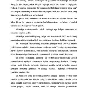 Vizantiya arxitekturasi