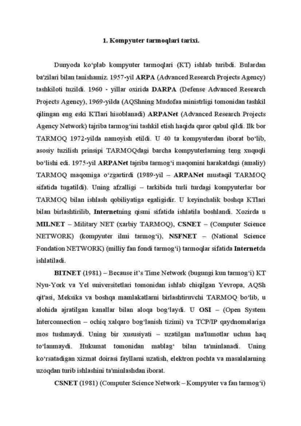 Web texnologiyalar faniga kirish. Kompyuter tarmoqlari - Image 2