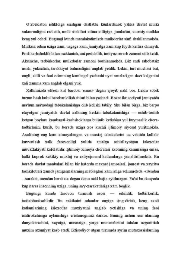 Xalq farovonligi va komil inson - Image 3