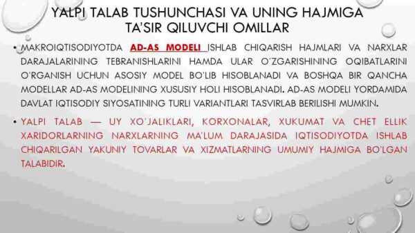 Yalpi talab - yalpi taklif modeli - Image 3