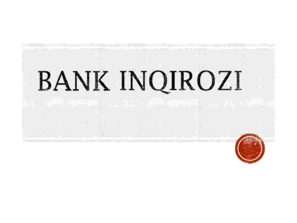 Bank inqirozi