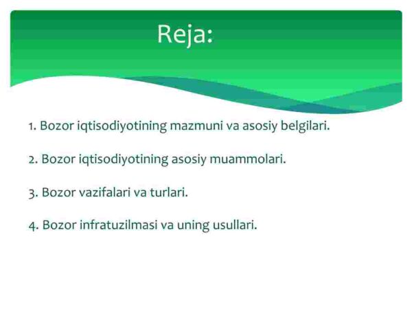 Bozor iqtisodiyotining mazmuni va amal qilishi - Image 2