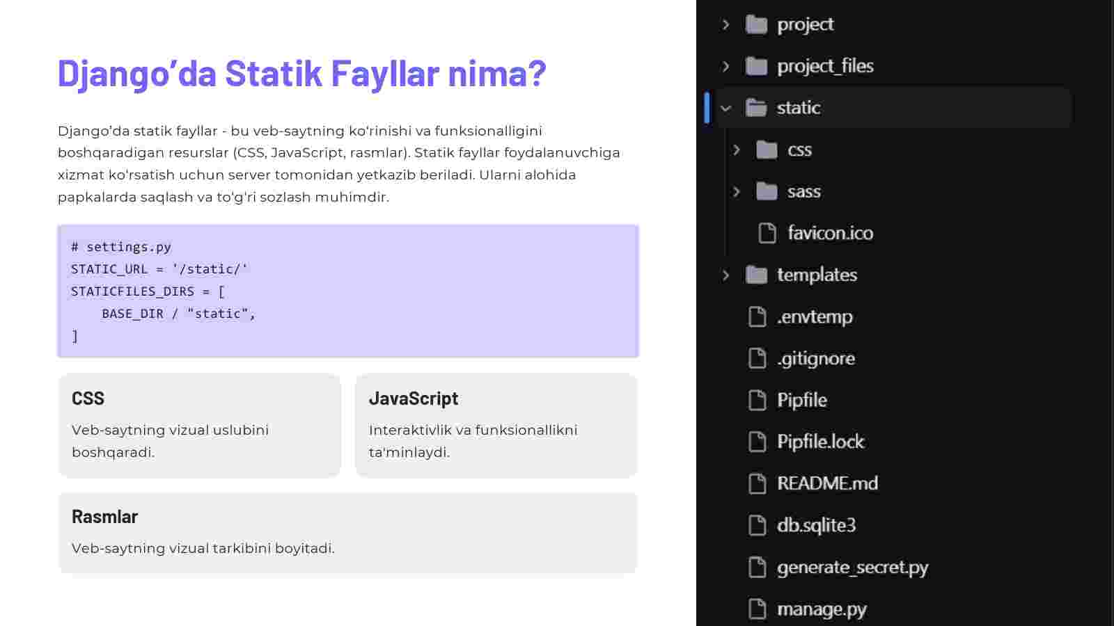Django'da Statik Fayllar va Bootstrap Integratsiyasi - Image 2