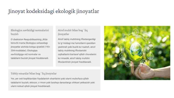Ekologiya sohasidagi jinoyatlar - Image 4