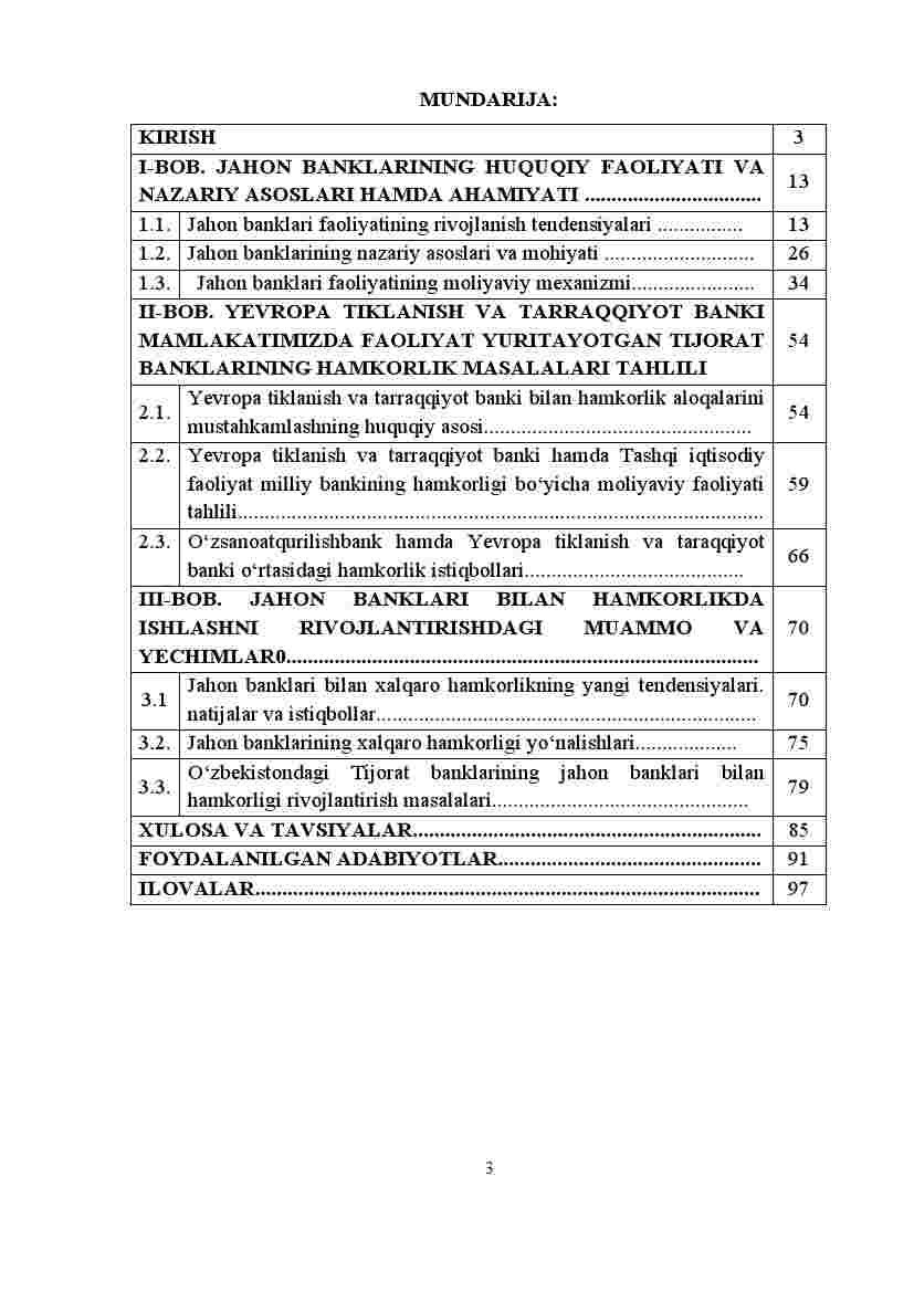 Jahon banklari bilan hamkorlikda ishlashni rivojlantirish yo'llari - Image 2