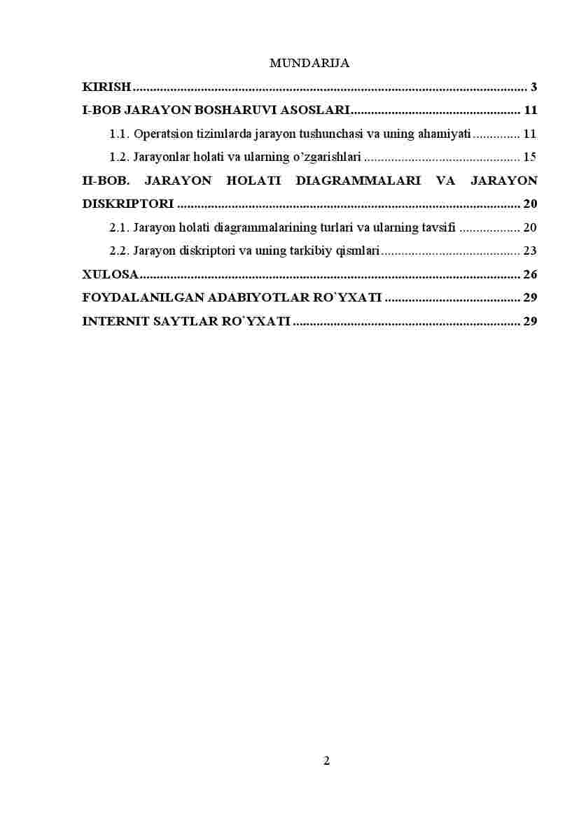 Jarayon holati diagrammalari va jarayon diskriptori - Image 2