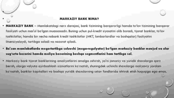 Markaziy bank va uning funksiyalari - Image 4