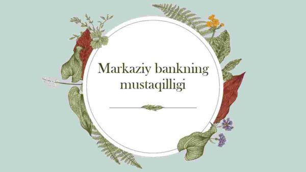 Markaziy bankning mustaqilligi