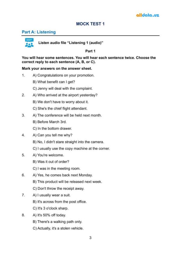 MULTILEVEL TEST BOOK: Mock tests - Image 4