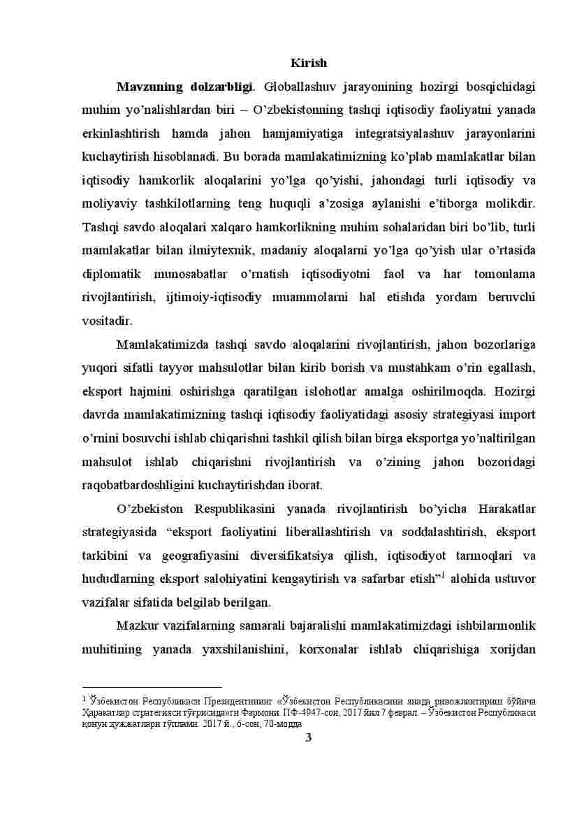 O'zbekistonning dunyoning rivojlangan davlatlari bilan iqtisodiy hamkorligi - Image 3