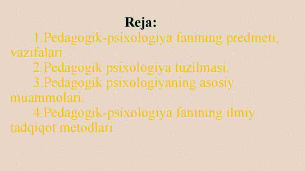 Pedagogik psixologiya: predmet, tuzilma, muammolari - Image 2