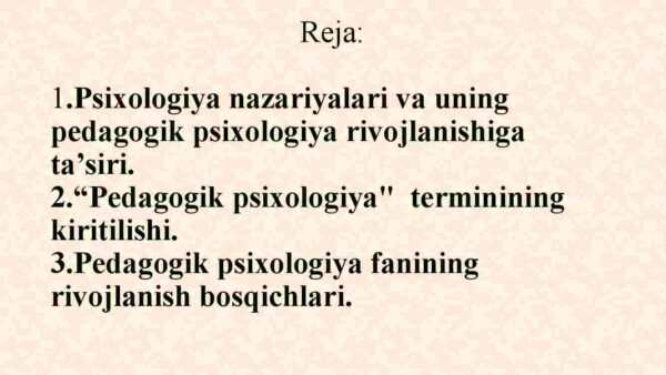 Pedagogik psixologiyaning yuzaga kelish tarixi - Image 2