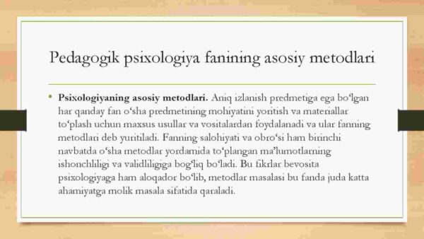 Pedagogik psixologiyaning metodlari - Image 3