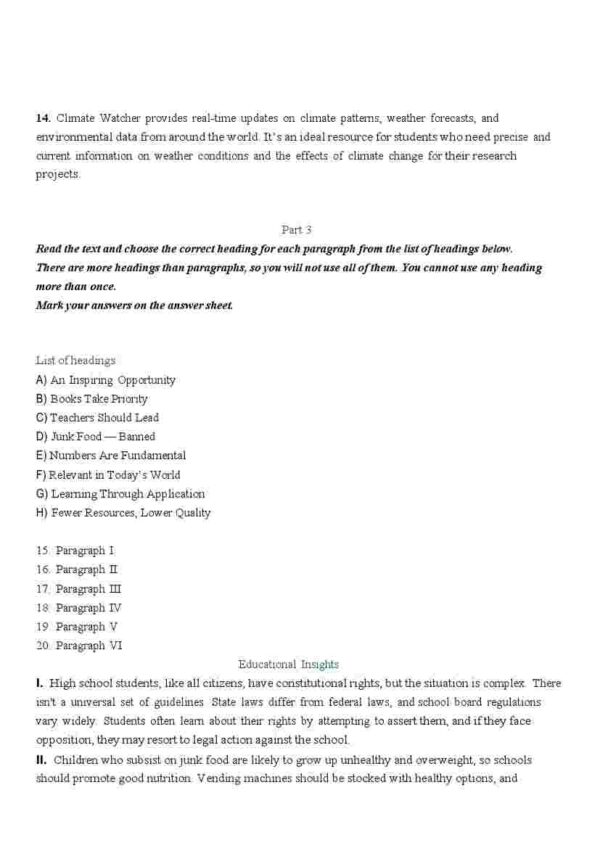 Multilevel Mock testiga tayyorlanish uchun reading test javoblari bilan 2025 - Image 4