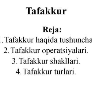 Tafakkur