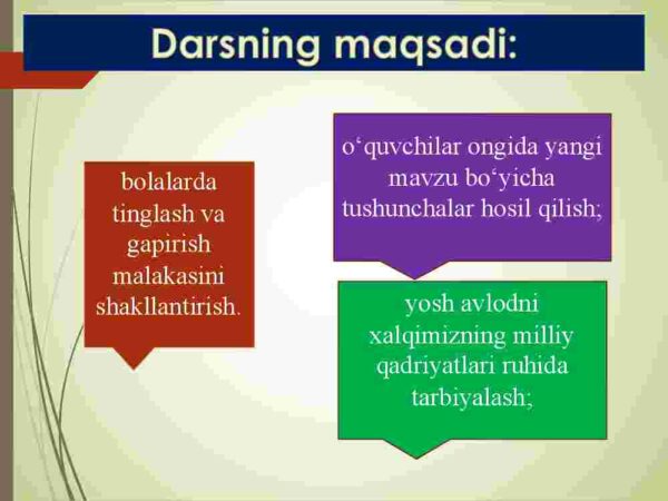 Tinglash va gapirish malakasini shakllantirish - Image 2