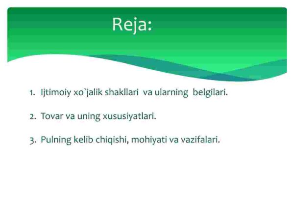 Tovar-pul munosabatlari rivojlanishi bozor iqtisodiyoti shakllanishi va amal qilishining asosidir - Image 2