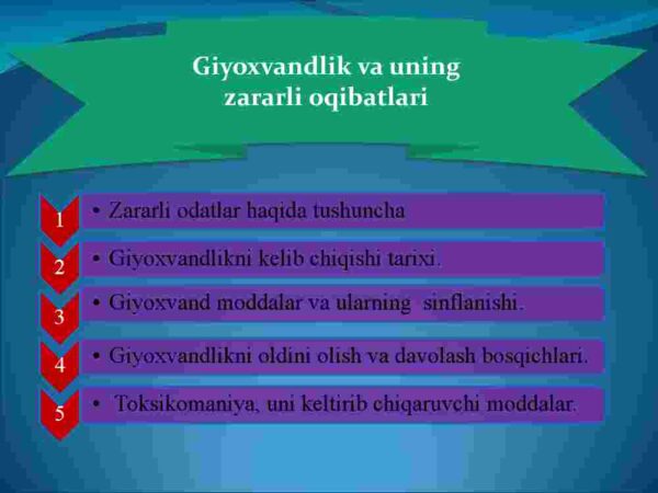 Zararli odatlar: giyohvandlik va toksikomaniya - Image 2