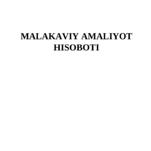 Algoritmik tillar va dasturlash