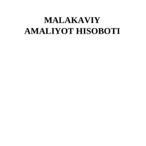 Algoritmik tillar va dasturlash