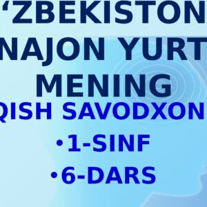 O‘ZBEKISTON – JONAJON YURTIM MENING