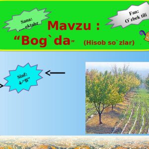 Bogda ochiq dars